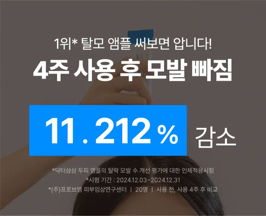 [탈모증상완화] 씨퓨리 닥터33 탈모앰플 20ml NEW 상세페이지 16